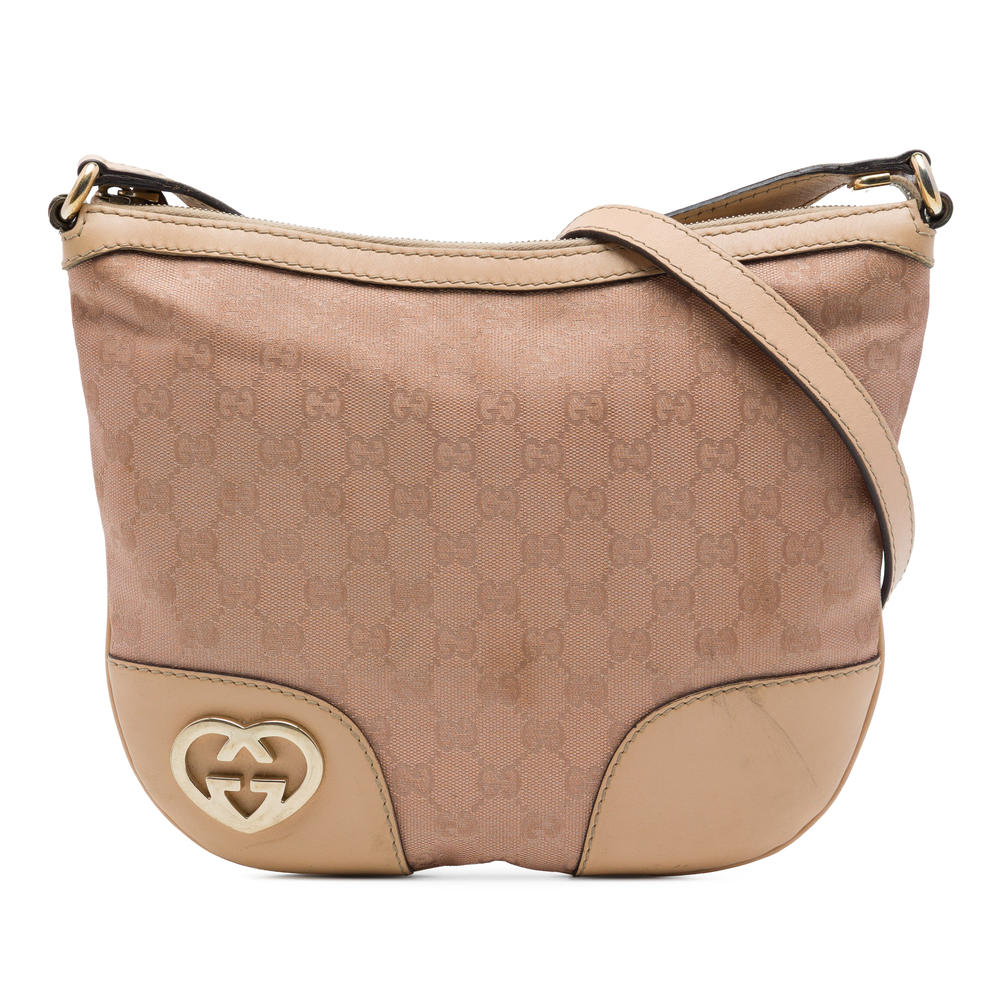 Pre-Loved Gucci GG Canvas Lovely Crossbody